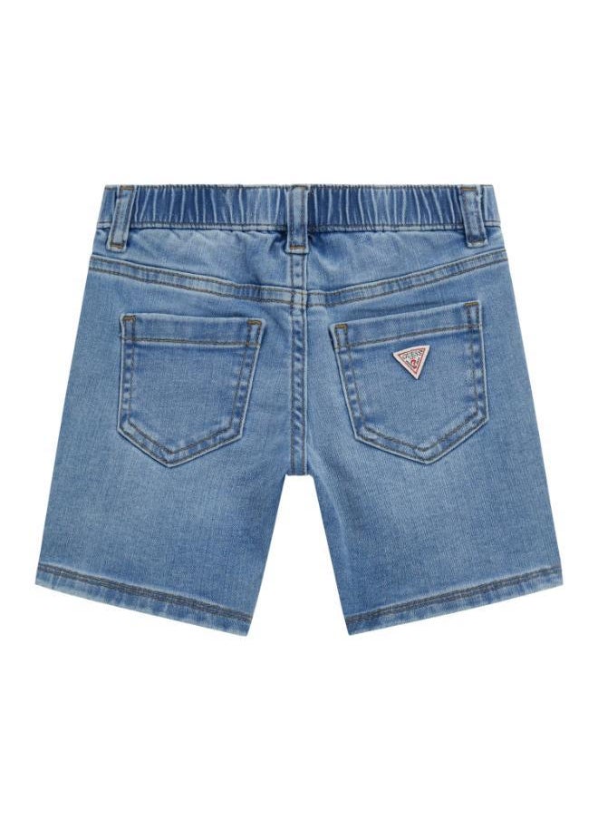 جس Kids Stretch Denim Shorts  - Image 2