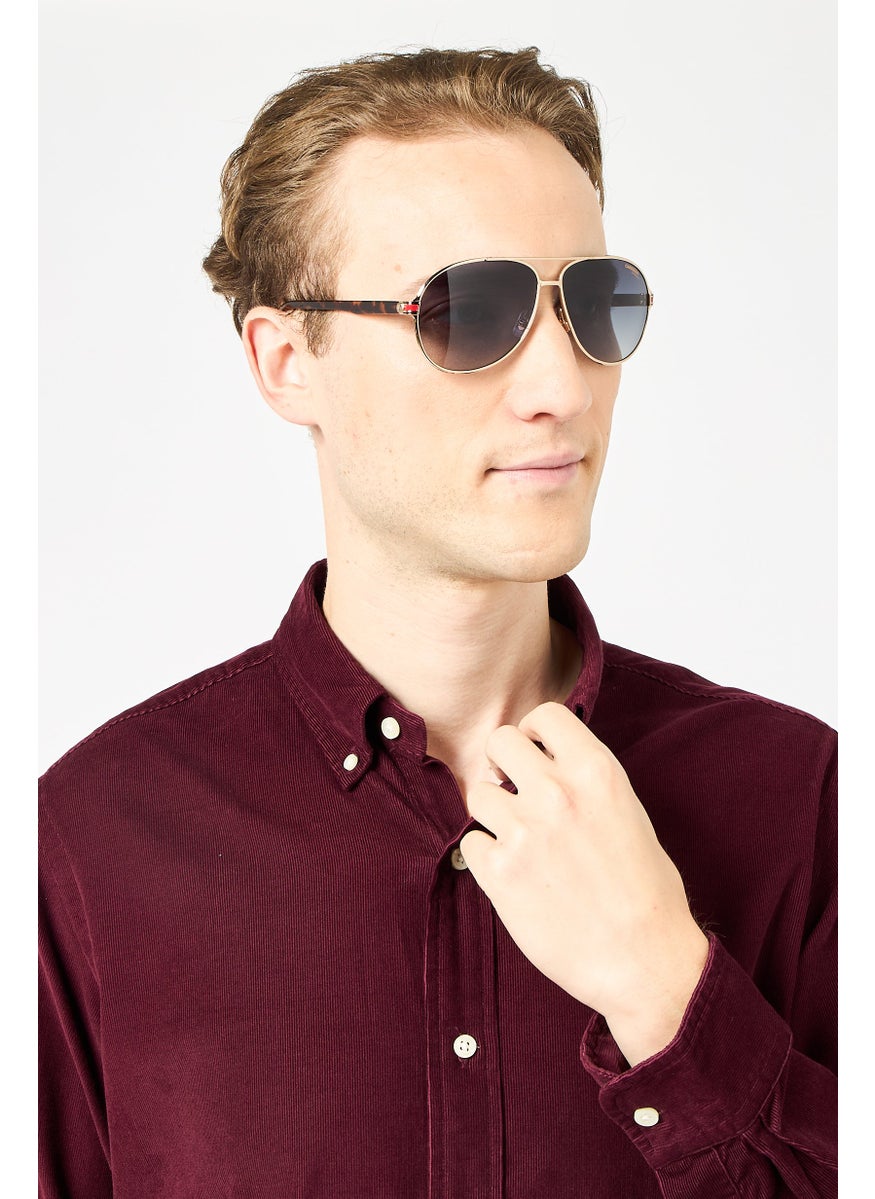 Carrera Men 1051S Aviator Sunglasses, Brown Havanna  - Image 5