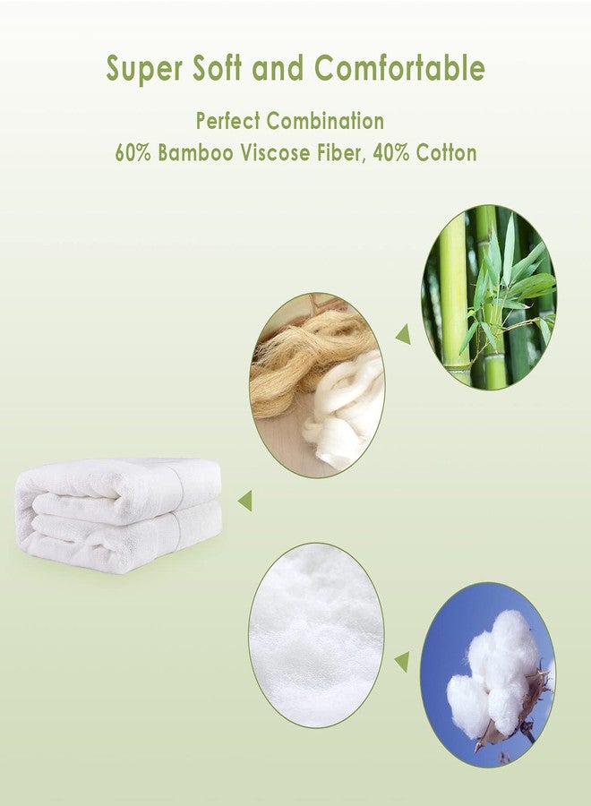 CANFOISON Extra Large Bath Sheets Towel for Body, Adult Kids Baby, and Hotel, Spa,Gym Luxury Super Soft Highly Absorbent Oversized Towels 35" x 70" 1 Pack White - Image 5