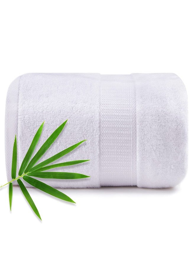 CANFOISON Extra Large Bath Sheets Towel for Body, Adult Kids Baby, and Hotel, Spa,Gym Luxury Super Soft Highly Absorbent Oversized Towels 35" x 70" 1 Pack White - Image 1