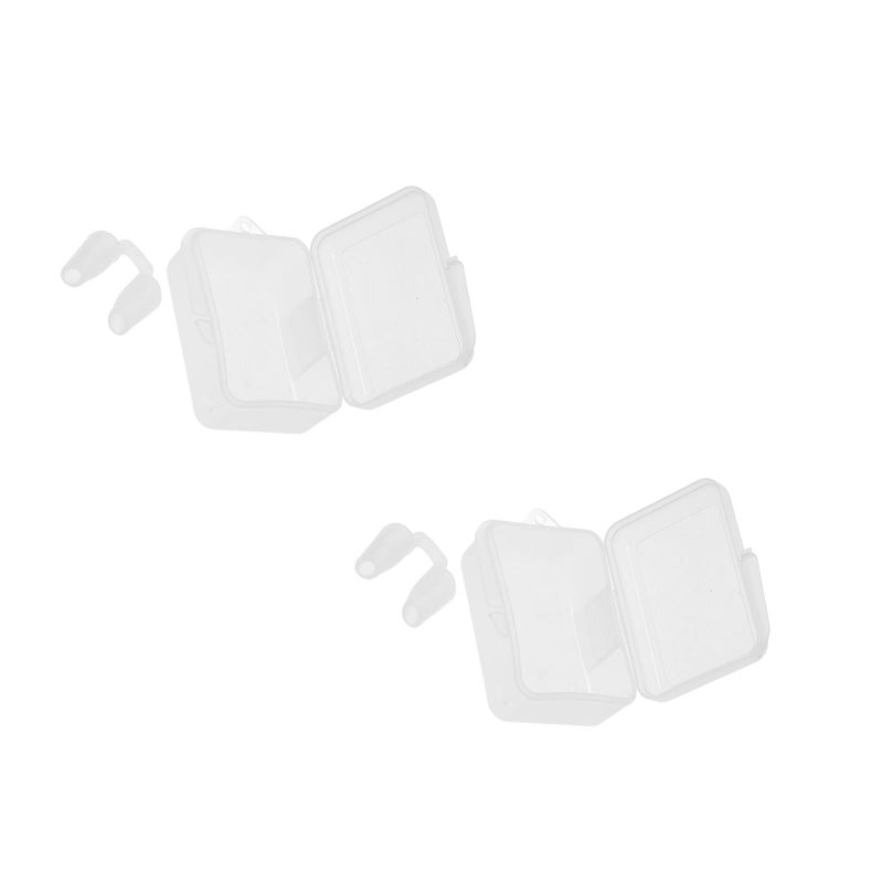 2pcs Silicone Nasal Support Nose Retainer for Rhinoplasty Recovery Short Model Nostril Retainer Internal Support System for Enhanced - Image 1