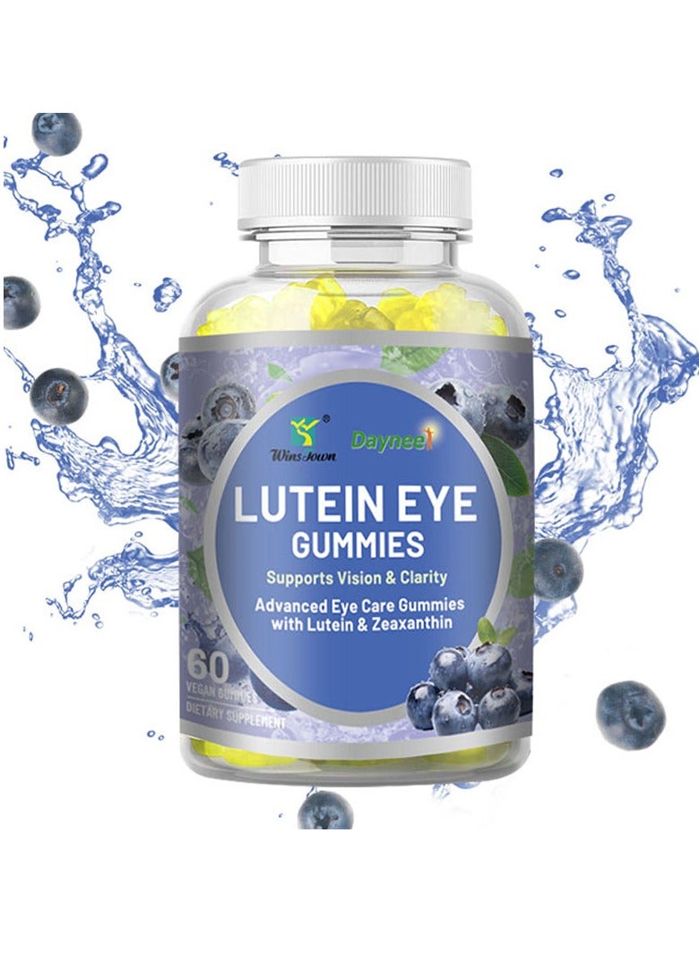 Wins Town LUTEIN EYE GUMMIES Supports Vision & ClarityAdvancedEye Care Gummieswith Lutein & Zeaxanthin  - Image 1