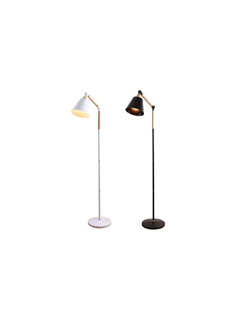 Daamudi Nordic Wooden Floor Lamp By Daamudi - Black - Image 5