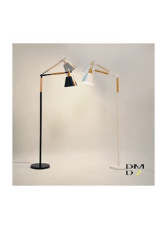 Daamudi Nordic Wooden Floor Lamp By Daamudi - Black  - Image 3