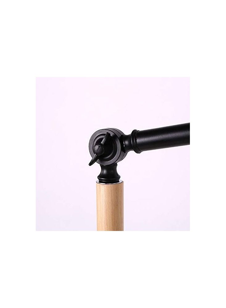 Daamudi Nordic Wooden Floor Lamp By Daamudi - Black - Image 2