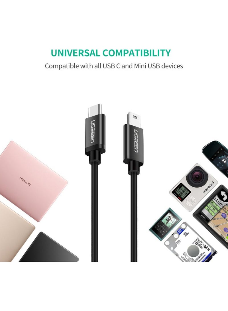 UGREEN 50445 USB C TO MINI USB CABLE – 1M - Image 3