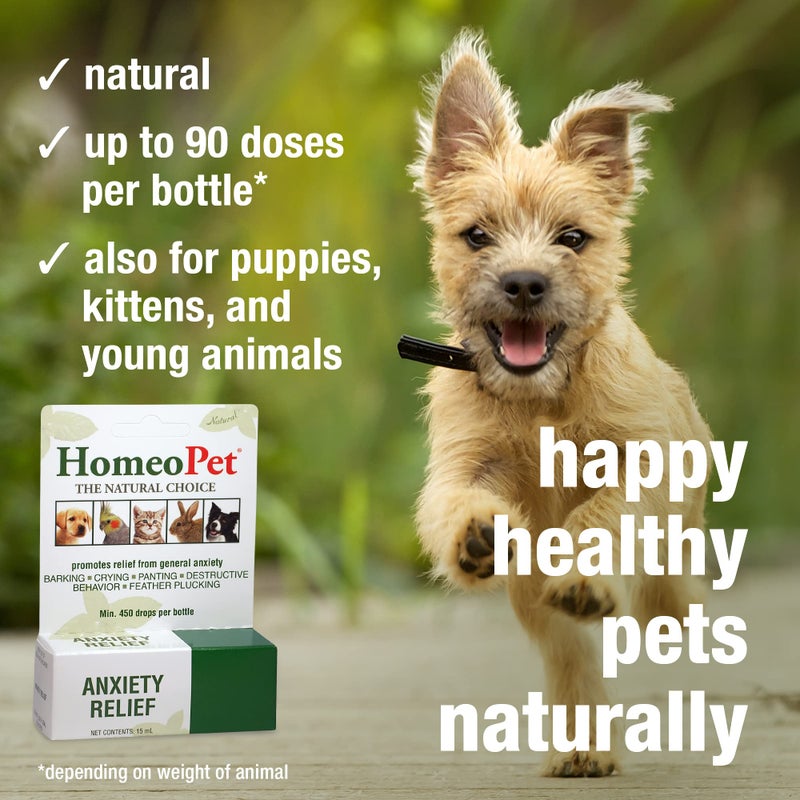 HomeoPet Anxiety Relief Medicine for Pets, Natural Anxiety Relief for Dogs and Cats, Cat and Dog Calming Medicine, 15 Milliliters - Image 4