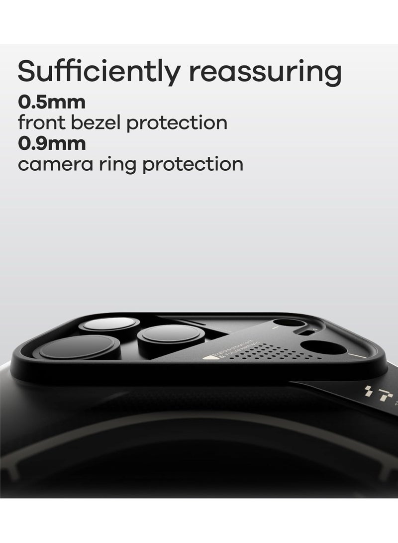 Aulumu A17 Aramid Fiber for iPhone 17 Pro Max Case | 1500D Ultra Slim Woven | CoolHyper Real Cooling | Compatible with MagSafe + Mini Measuring Tape Gift - Image 2