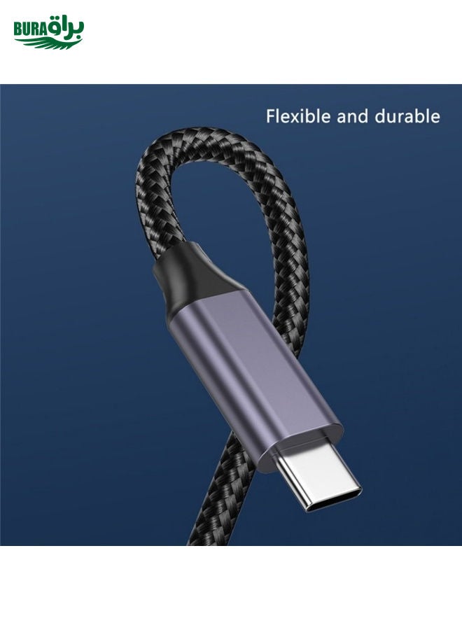 BURAQ T-508 4-in-1 Type-C Docking Station USB 3.2 Hub Notebook Tablet Smartphone Splitter Converter  - Image 5
