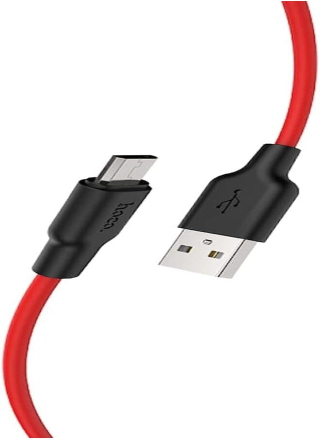 Hoco Hoco X21 Plus Silicone charging cable for Micro(L=2M) 