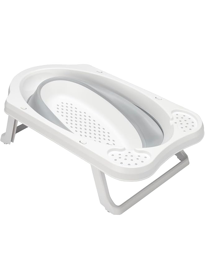 keeeper Keeper Foldable Baby Bath With White/Grey - Image 3