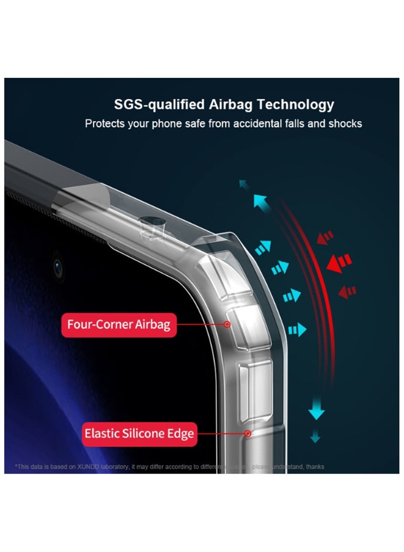 for TECNO Camon 40 Pro 5G Case, Ultra Thin Lightweight, Soft TPU Bumper, Acrylic Clear Back Cover TECNO Camon 40 Pro 5G, Black  - Image 2