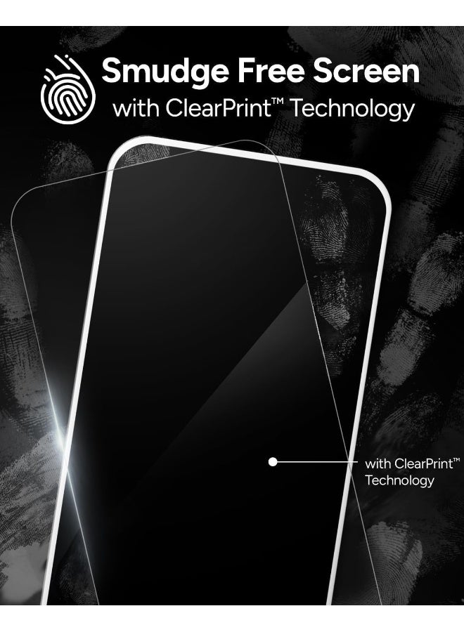 ZAGG InvisibleShield Glass Elite 360 Bundle for iPhone 16 (6.1-Inch) – Tempered Glass Screen Protector And Phone Case Transparent - Image 3