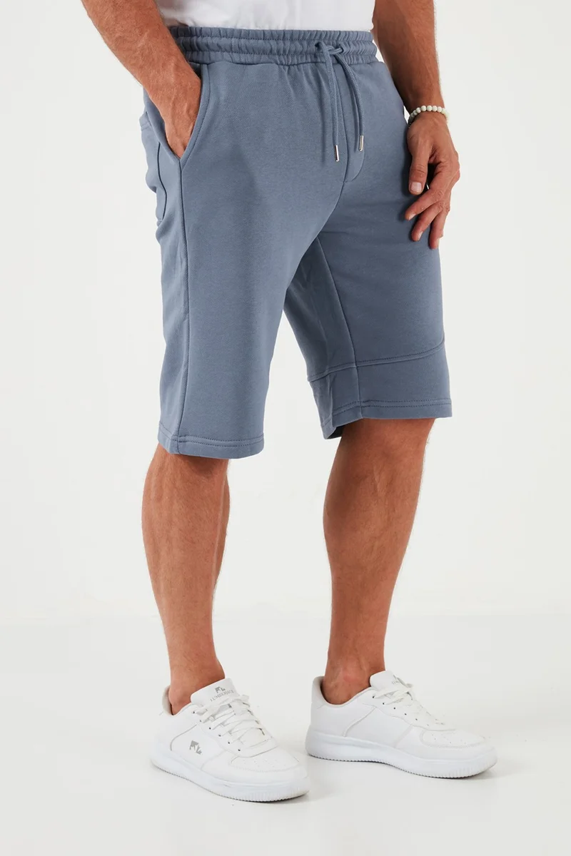 بوراتي Waist Tied Cotton Pocket Regular Fit Men's Short 5908041