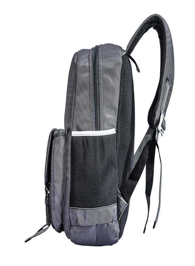SNOWMAN Bag for Regular Use Stylish Polyester Bagpack for Office and Collage Use Comfortable and Stylish Grey Bag - Image 3