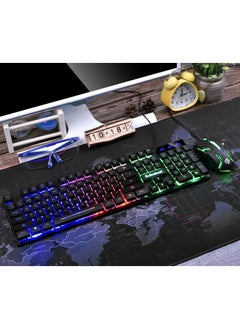 RGB Keyboard And  Gaming Mouse,   Wired Keyboard RGB Backlit