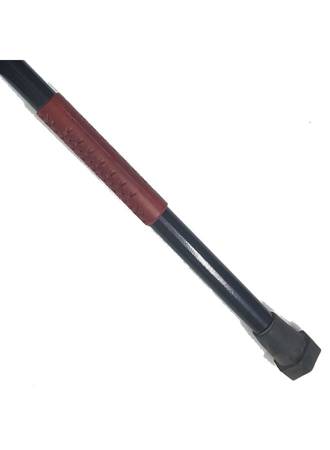 Men's Metal Body Crutch with Plastic Handle, Black - Image 3