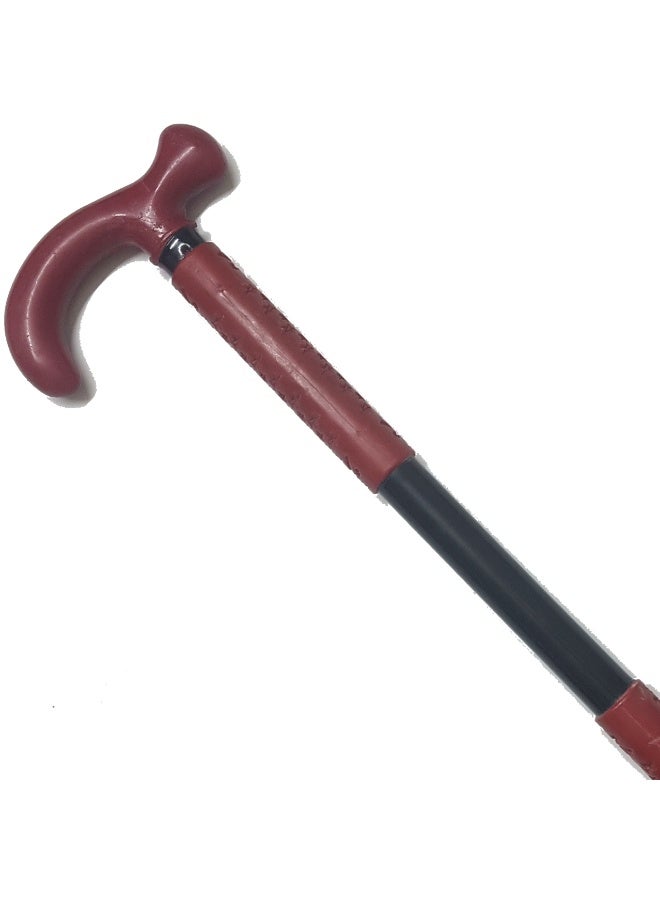 Men's Metal Body Crutch with Plastic Handle, Black - Image 2