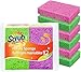 SCRUBIT Cleaning Scrub Sponges New Packaging NonScratch Kitchen Sponges for Dishes 12 Pack Dishwashing Sponge  Assorted Colors Package May Vary - Image 2