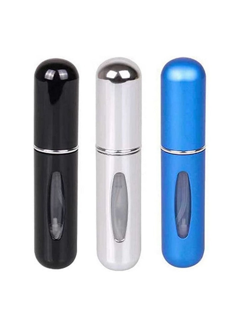 رولستيمي 3 قطعة رذاذ زجاجة مجموعة-المحمولة البسيطة إعادة الملء عطر البخاخة زجاجة 5 مللي - Image 1