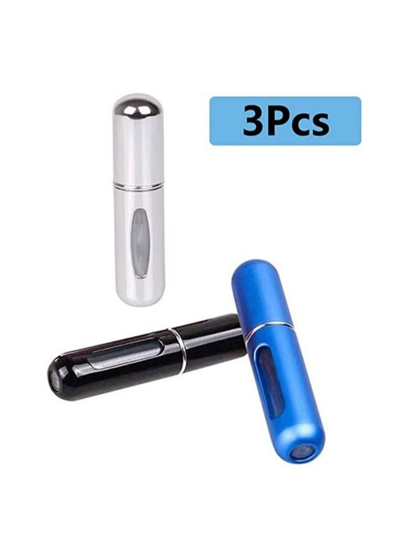 رولستيمي 3 قطعة رذاذ زجاجة مجموعة-المحمولة البسيطة إعادة الملء عطر البخاخة زجاجة 5 مللي - Image 3