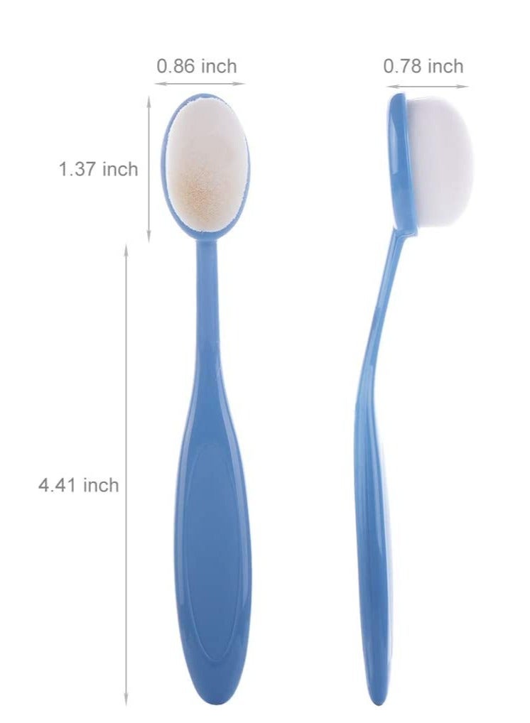 SYOSI 12 قطعة فرش تلوين ملونة، فرش تلوين حرفية، أداة تلوين، مناسبة لصنع بطاقات ودمج خلفيات الحرفيين (قطر رأس الفرشاة 0.86 بوصة) - Image 2