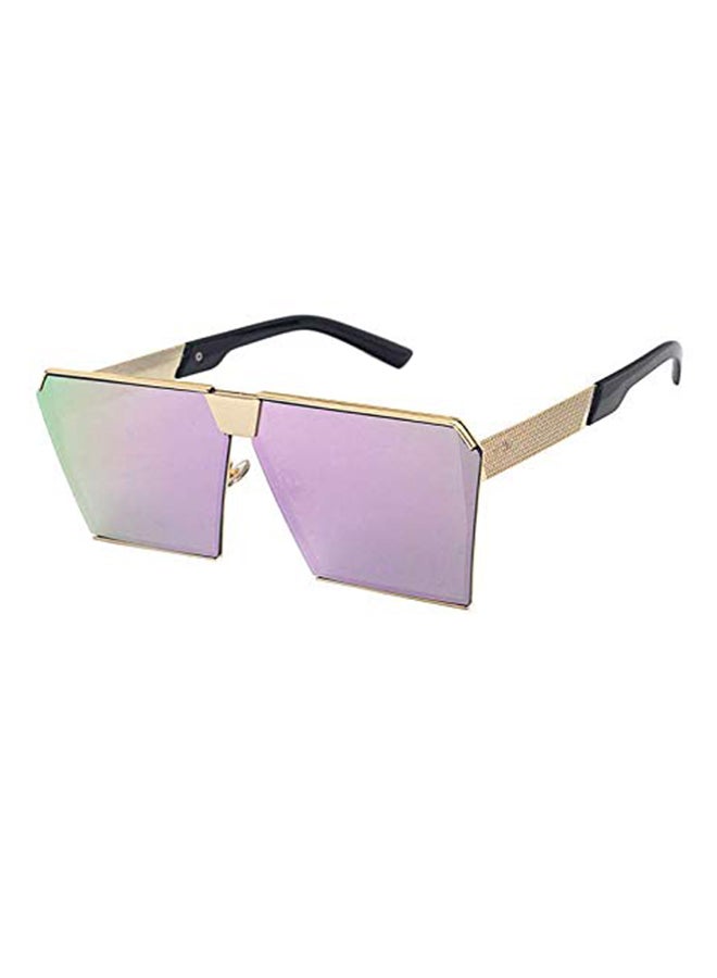 Polarized Vintage Square Frame Sunglasses - Image 2