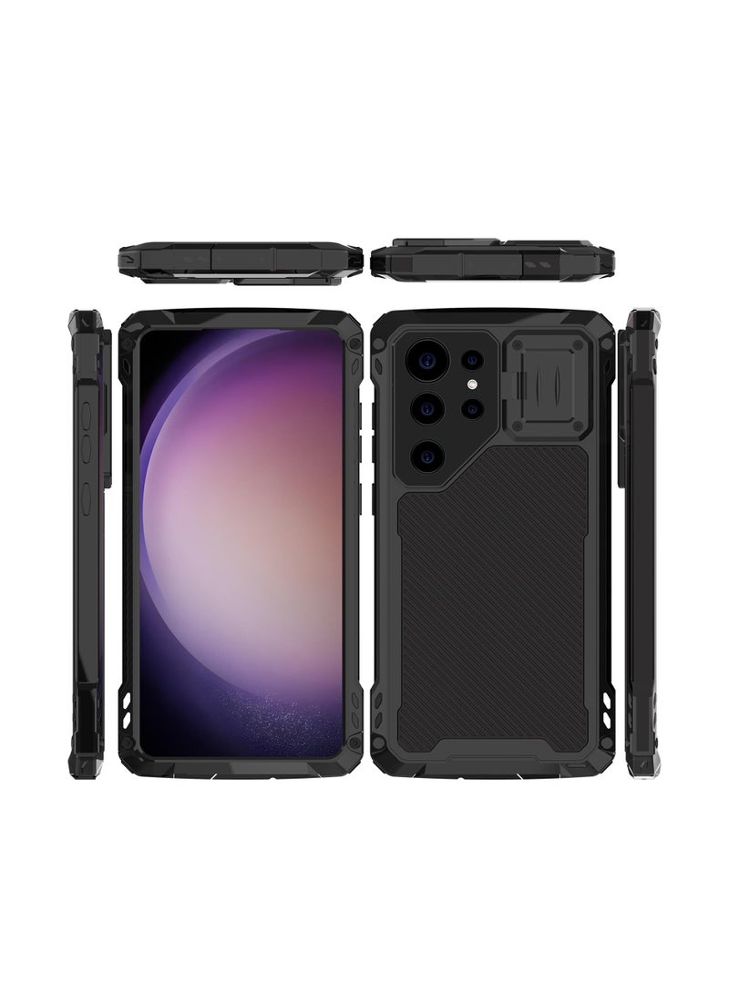 عام غطاء معدني لهواتف S24 Ultra/S23 Ultra مع تقنية MagSafe [حماية عسكرية عالية الجودة لمسافة 10 أقدام] [حامل حلقة كاميرا مدمج] غطاء قوي. - Image 3