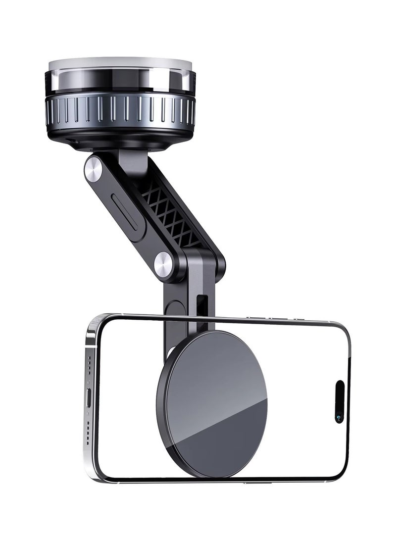 BlueFire "Universal Magnetic Car Phone Holder – Foldable, Anti-Shake, Waterproof, Strong Suction Cup Mount for Dashboard, Desk & Bedside – Compatible with All Smartphones and iPhone 0.1-7 Inch (ABS Material, No Charger - Image 3