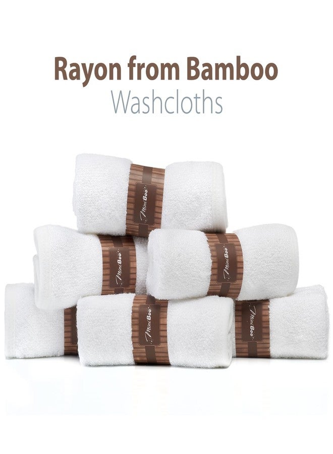 MINIBOO Premium Baby Washcloths for Sensitive Skin - Extra Soft and Absorbent Viscose from Bamboo Face Cloths and Newborn Bath Face Towel - Perfect as Baby Gifts - Image 5