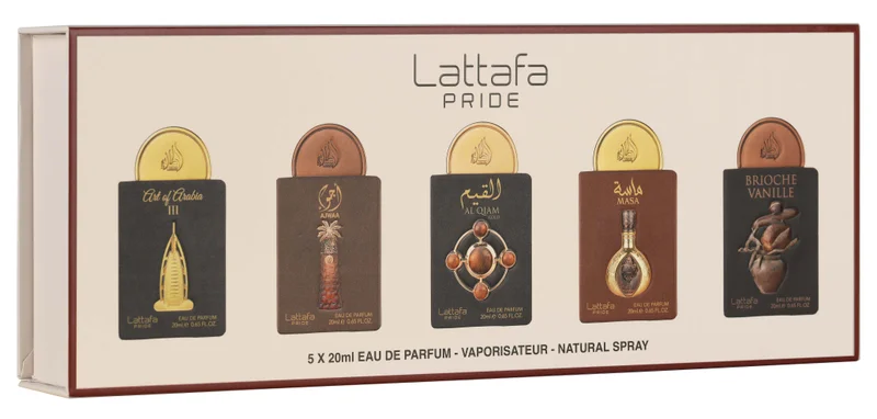 Lattafa Pride 1 x 5  Piece Giftset Collection 4 - 20ml