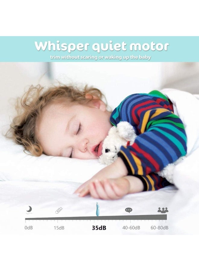 Consevisen Baby Nail File Electric Nail Trimmer Manicure Set with Nail Clippers - Image 4