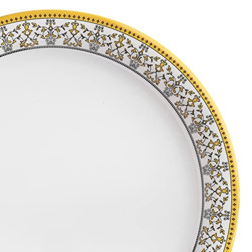 Superware | Pure Melamine | Small Plate Set – ForgetMeNot 7.5” (6 nos.) | Stain Free, Glazed Finish - Image 4