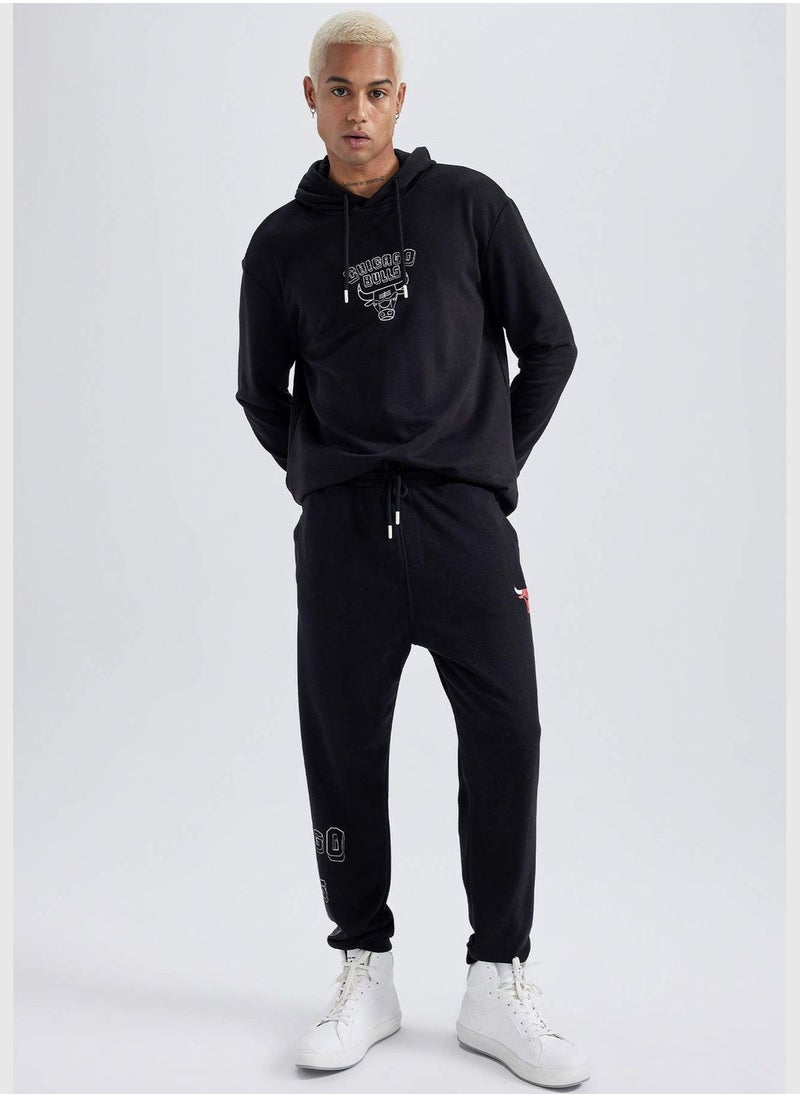 DeFacto - Man NBA Chicago Bulls Licenced Knitted Jogger - Image 1