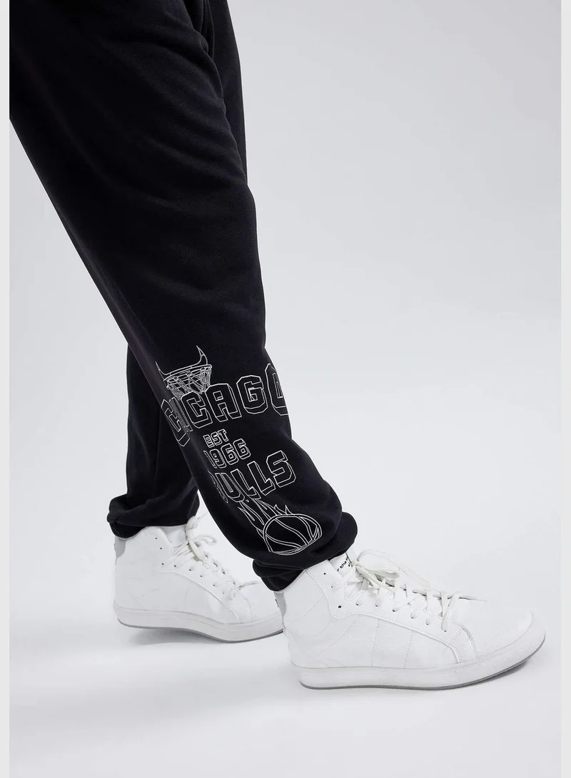 ديفاكتو Man NBA Chicago Bulls Licenced Knitted Jogger