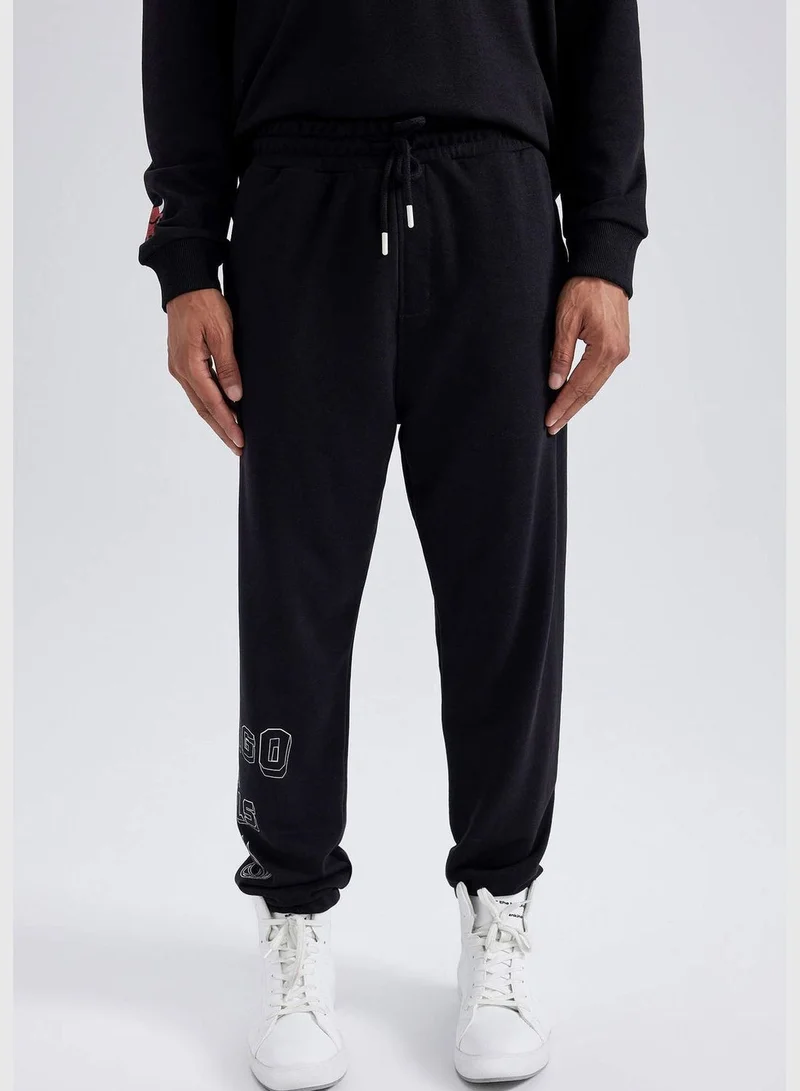 ديفاكتو Man NBA Chicago Bulls Licenced Knitted Jogger