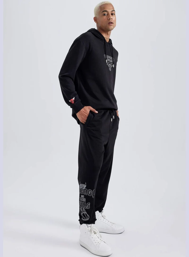 ديفاكتو Man NBA Chicago Bulls Licenced Knitted Jogger