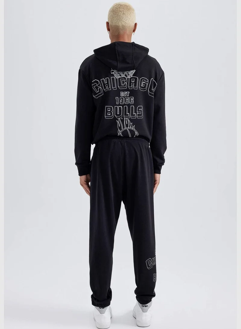 ديفاكتو Man NBA Chicago Bulls Licenced Knitted Jogger