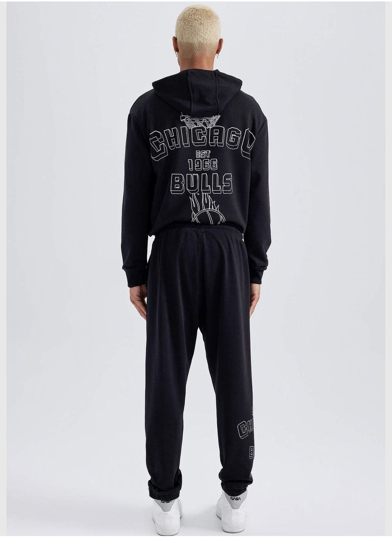 DeFacto - Man NBA Chicago Bulls Licenced Knitted Jogger - Image 1