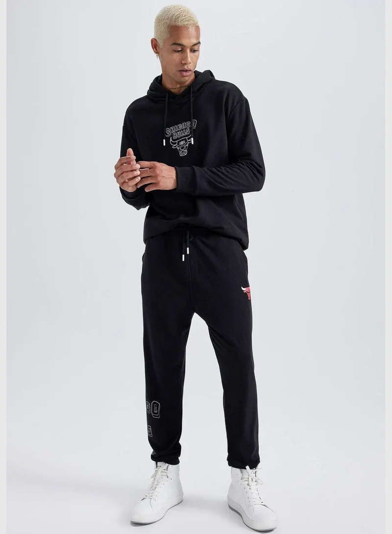 ديفاكتو Man NBA Chicago Bulls Licenced Knitted Jogger