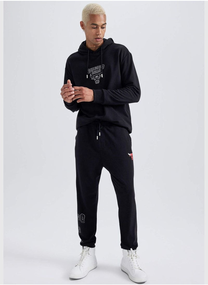 DeFacto - Man NBA Chicago Bulls Licenced Knitted Jogger - Image 1