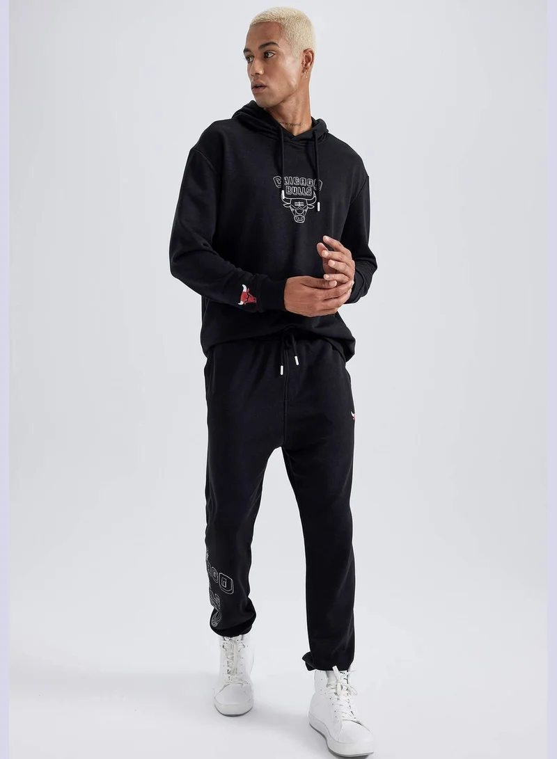 ديفاكتو Man NBA Chicago Bulls Licenced Knitted Jogger