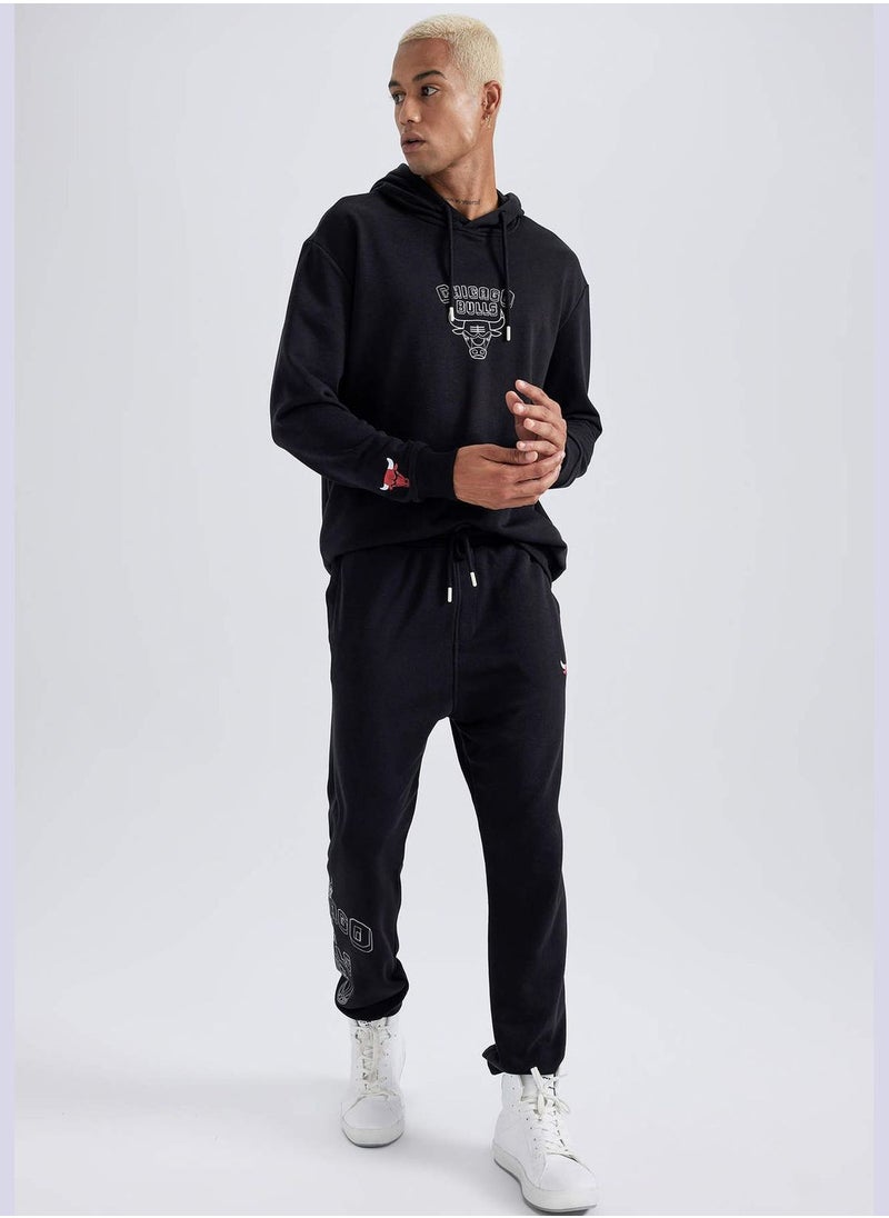 DeFacto - Man NBA Chicago Bulls Licenced Knitted Jogger - Image 1
