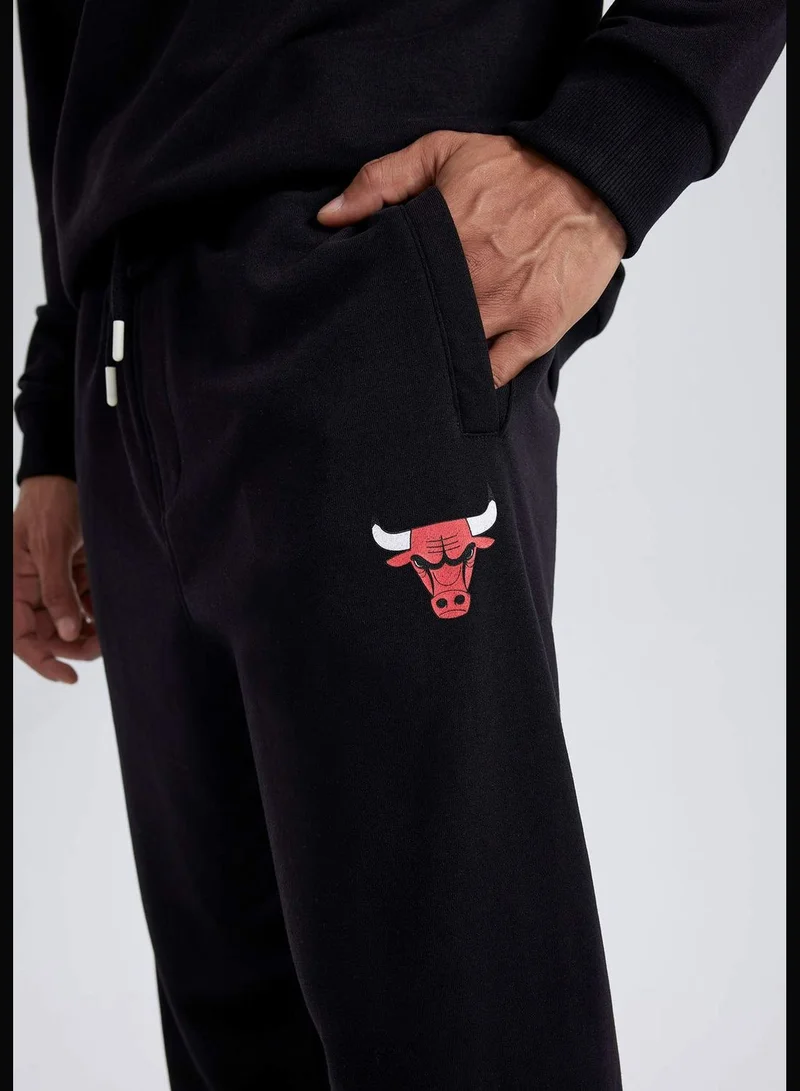 ديفاكتو Man NBA Chicago Bulls Licenced Knitted Jogger