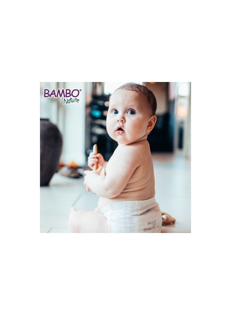 Bambo Nature Eco Friendly Diaper Size 4, 7-14 Kg, 54counts (27 x 2)