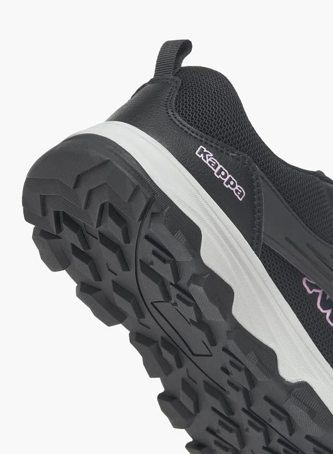 كابا Womens Logo Print Lace-Up Sports Shoes with Pull Tab