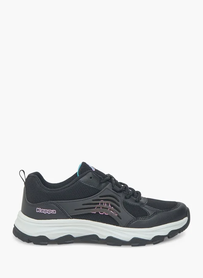 كابا Womens Logo Print Lace-Up Sports Shoes with Pull Tab