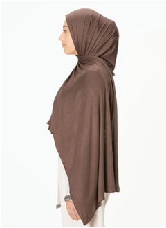 Perfectory PERFECTORY Soft Stretch Jersey Hijabs, Effortless Style and Comfort, Curated Collection- Chocolate Brown  - Image 2