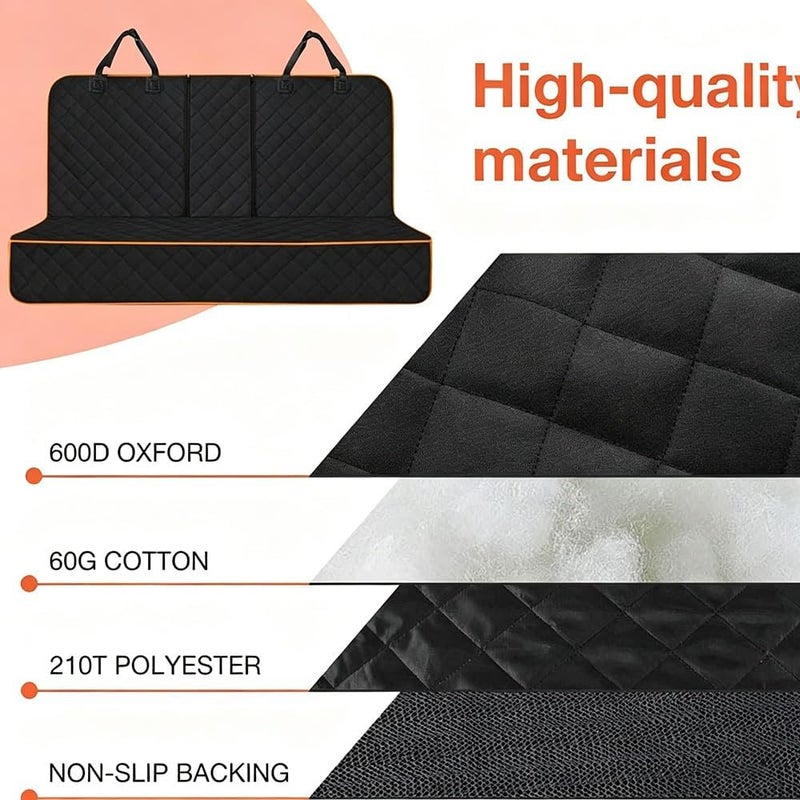 1Pc Dog Seat Cover for Back Seat for Genesis GV80 2021-2024, Waterproof Heavy Duty Pet Car Seat Protector Nonslip Scratchproof Dog Car Hammock - Image 4