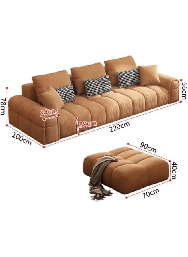 Zayn comforts Modern Luxury Cloud Loveseat Sectional Sofa - European Style, Full Comfort for Living Room or Apartment - Image 4